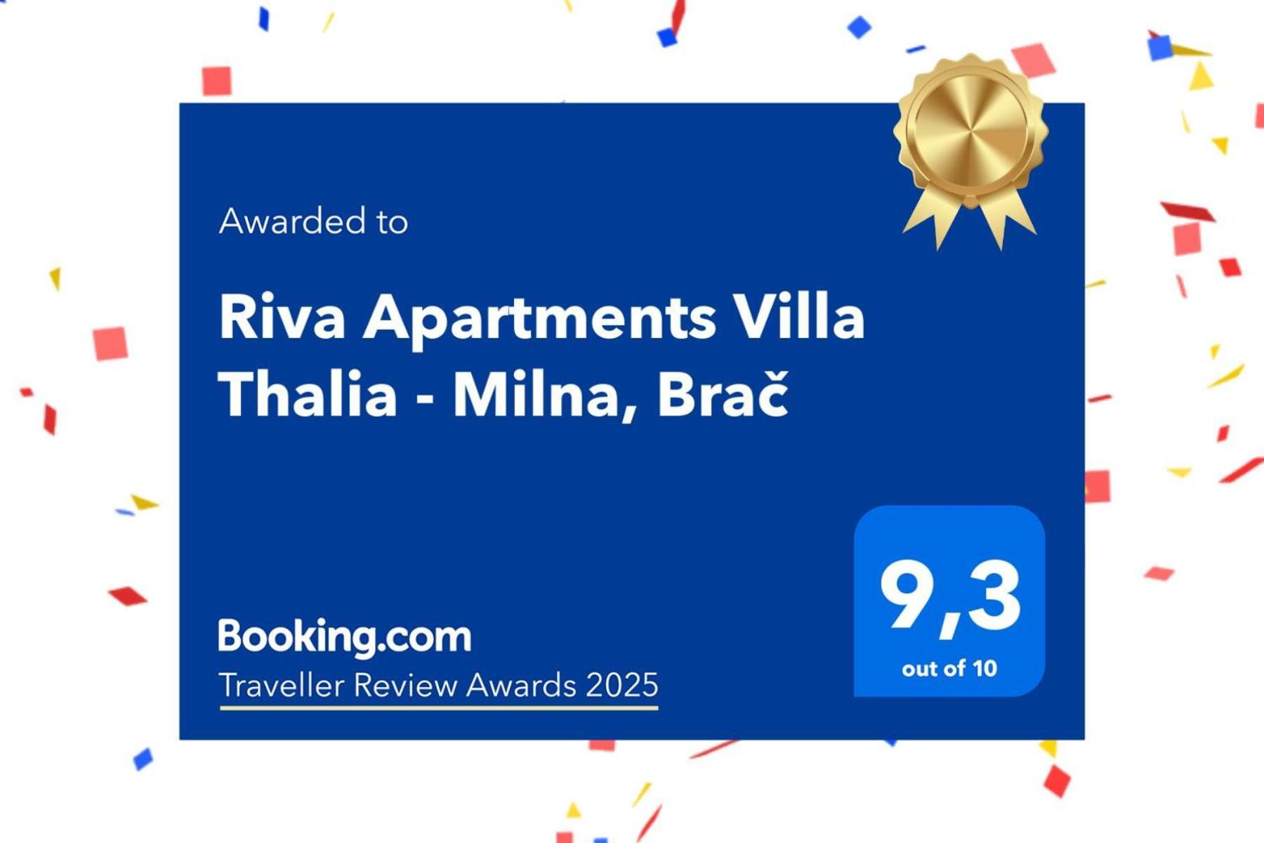Riva Apartments Villa Thalia - Milna, Brac Milna  Luaran gambar